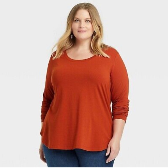 Ava & Viv Tops - Women’s plus size long sleeve t-shirt